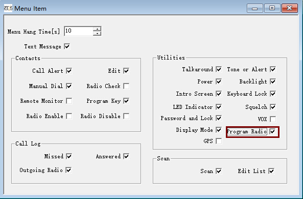 RT3S вкл Program radio