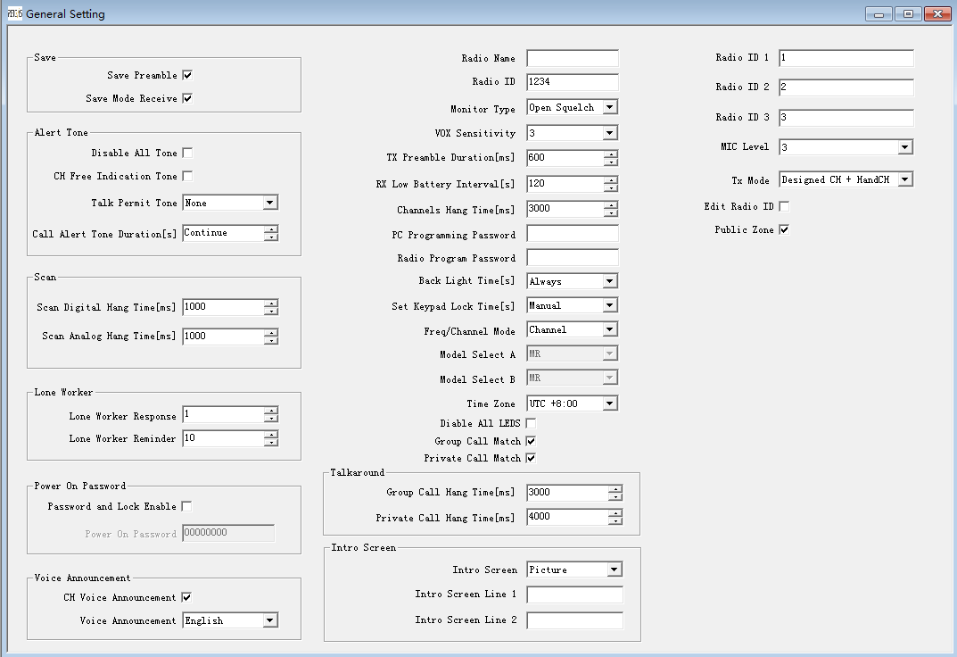 RT3S меню программы